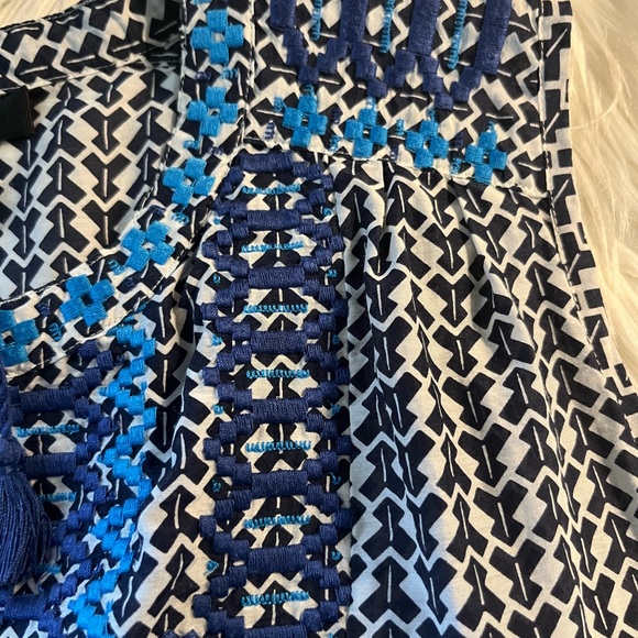 J Crew embroidered silk blend sleeveless top - Picture 7 of 13